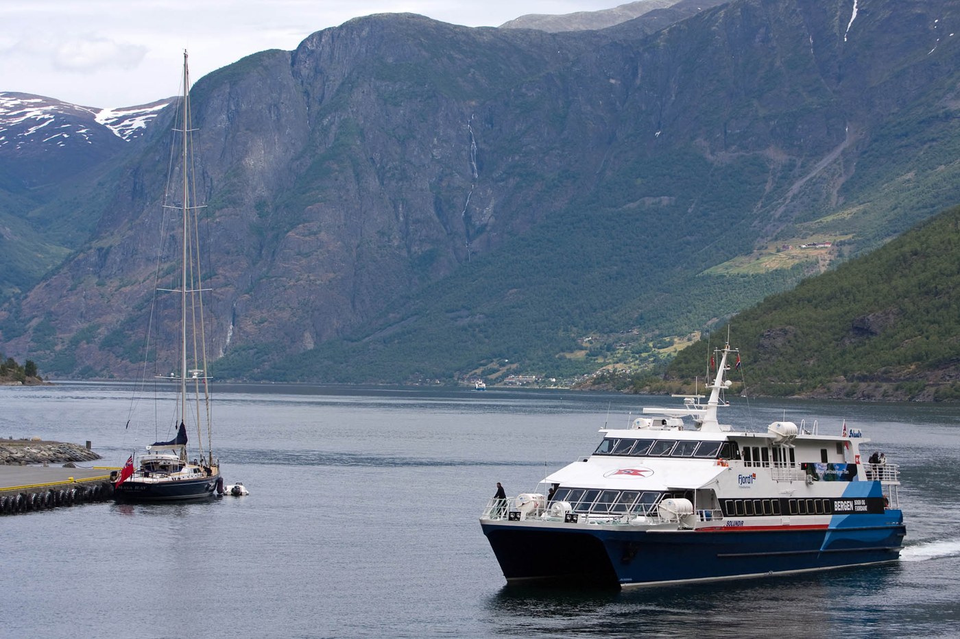 Flåm sull’Aurlandsfjord