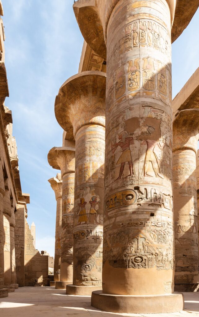 Sala ipostila del tempio di Karnak a Luxor