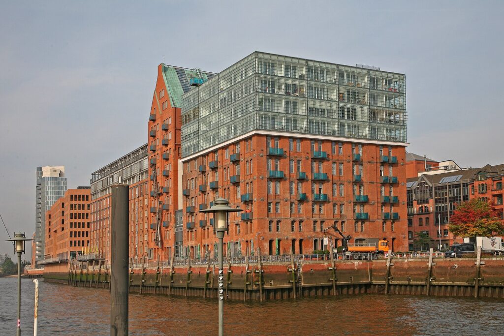 Speicherstadt nel porto di Amburgo
