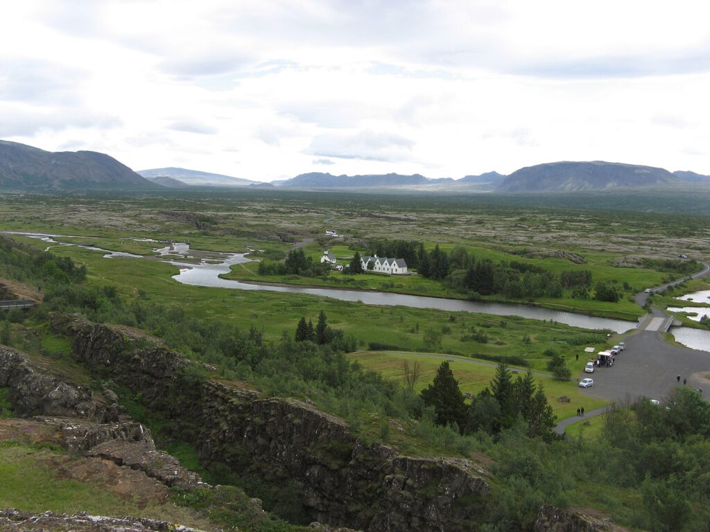 Paesaggio del Parco nazionale di Þingvellir