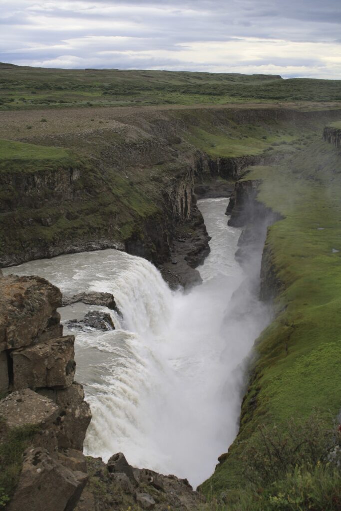 Cascata Gullfoss in Islanda