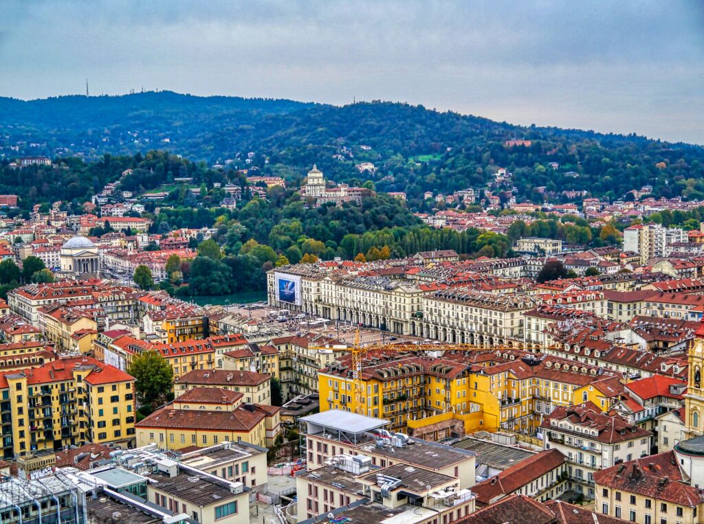 Panorama di Torino visto dalla Mole Antonelliana