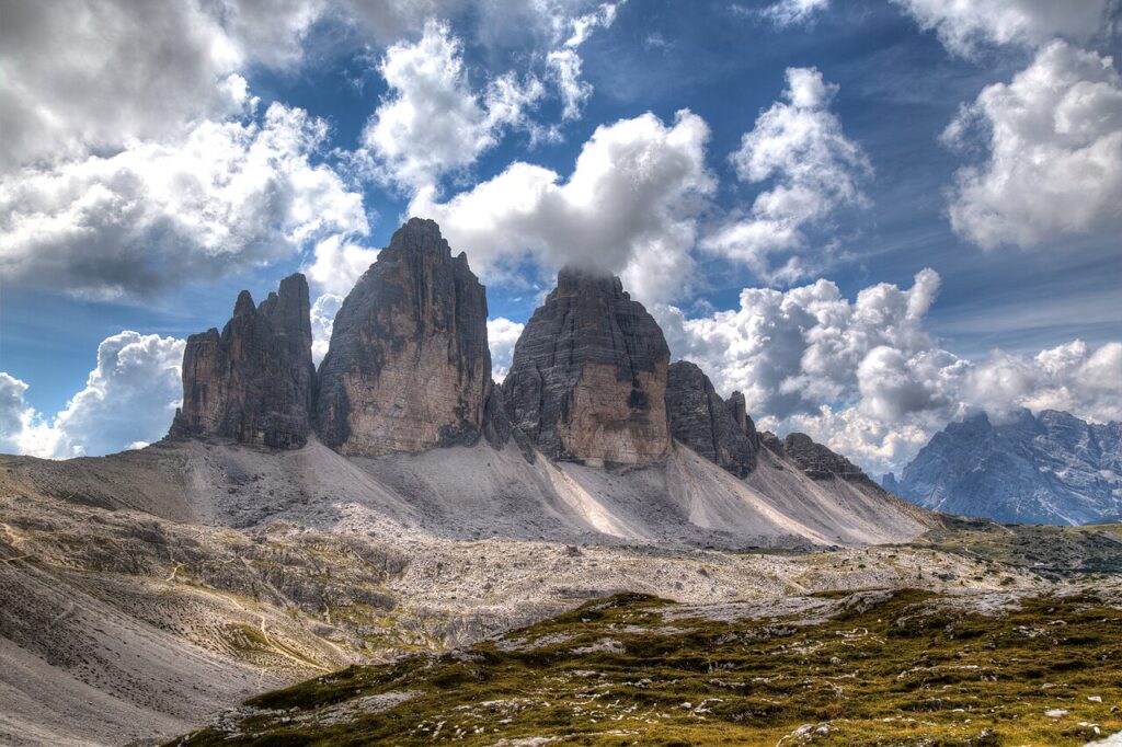 Tre Cime di Lavaredo nelle Dolomiti