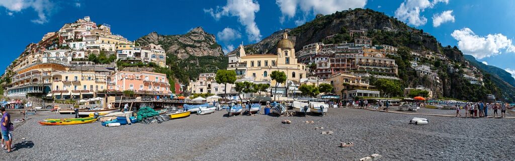 Panorama di Positano sulla Costiera Amalfitana