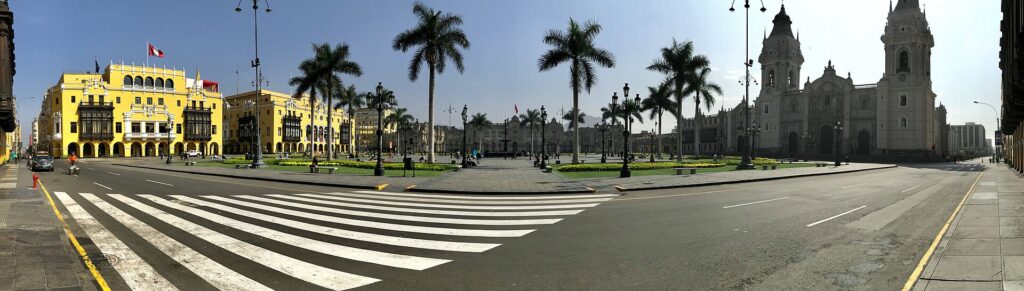 Plaza Mayor nel centro storico di Lima